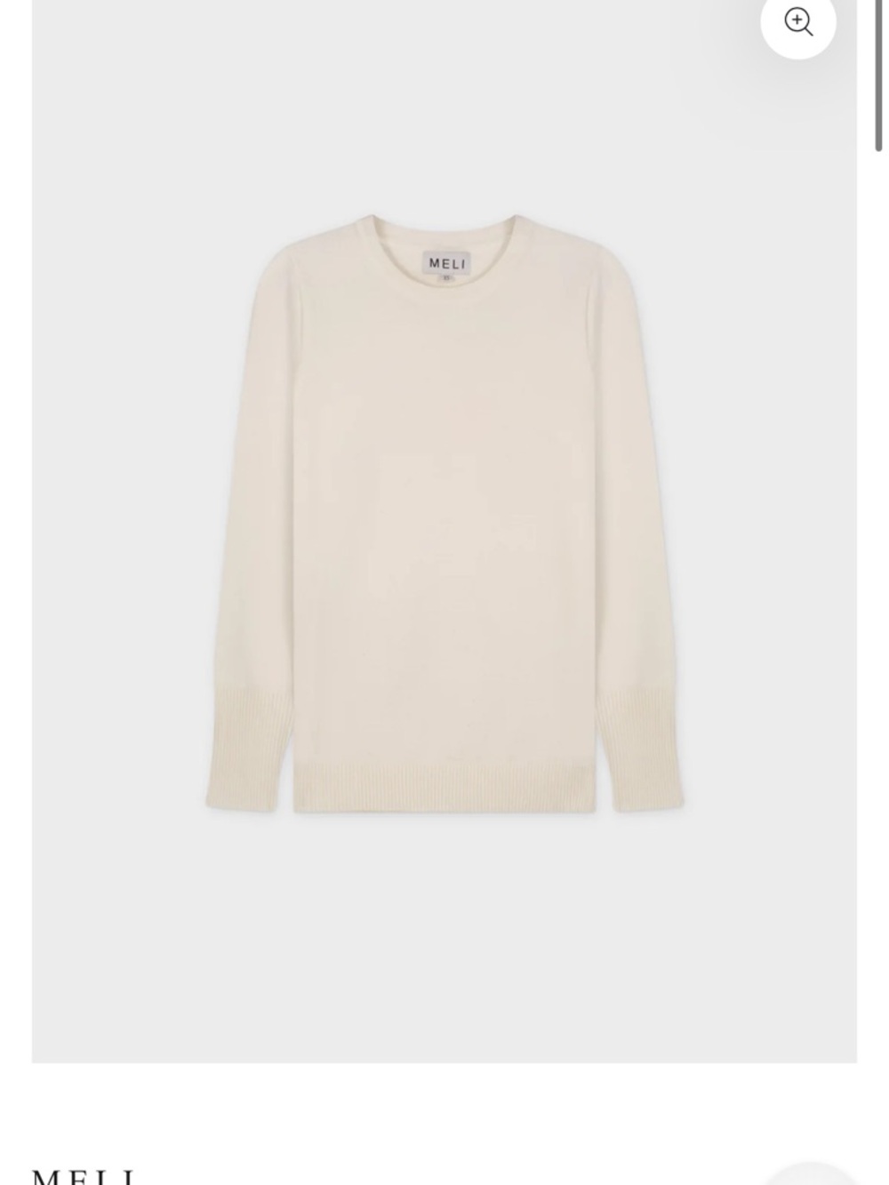 UNOPENED NWT women’s cream basic sweater